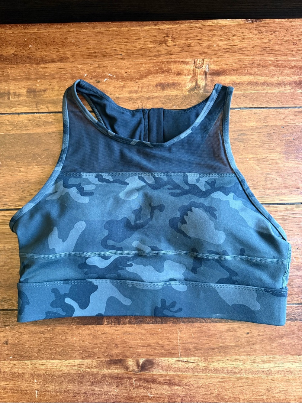 Zyia Active Black Camo All Star Bra Size Large